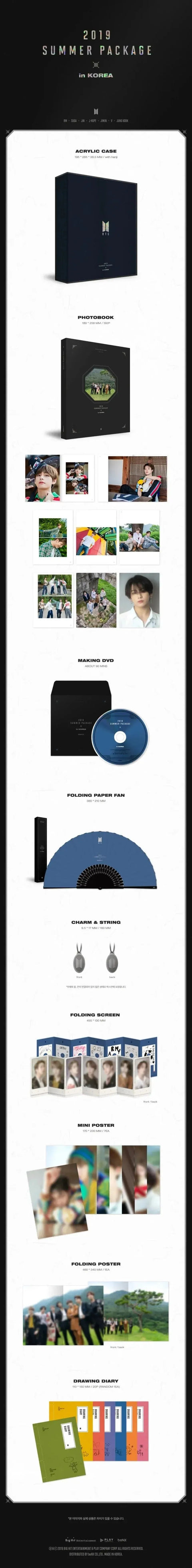 BTS- SUMMER PACKAGE 2019(con defecto en caja) - Pig Rabbit Shop Kpop store Spain