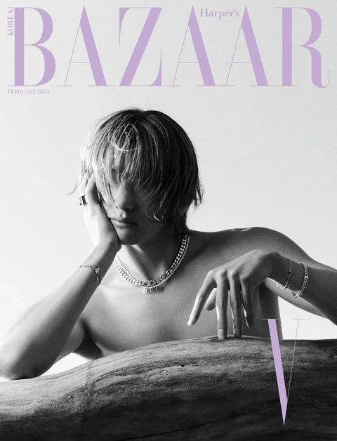 BTS V BAZAAR MAGAZINE 2024 FEBRUARY - Pig Rabbit Shop Kpop store Spain