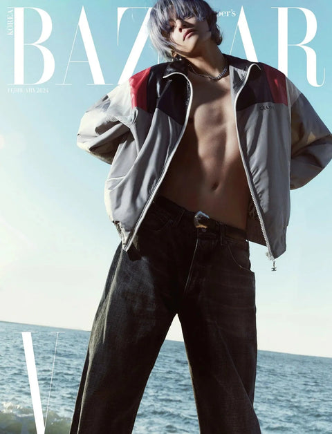 BTS V BAZAAR MAGAZINE 2024 FEBRUARY - Pig Rabbit Shop Kpop store Spain
