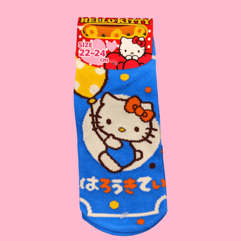 Calcetines SANRIO Hello Kitty Globo SIZE 22-24cm - Pig Rabbit Shop Kpop store Spain