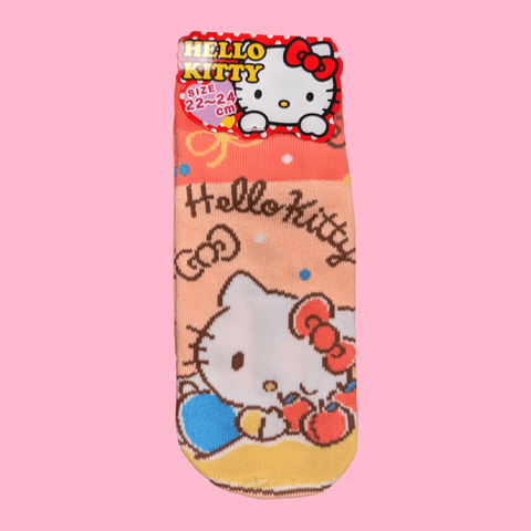 Calcetines SANRIO Hello Kitty rosa SIZE 22-24cm - Pig Rabbit Shop Kpop store Spain