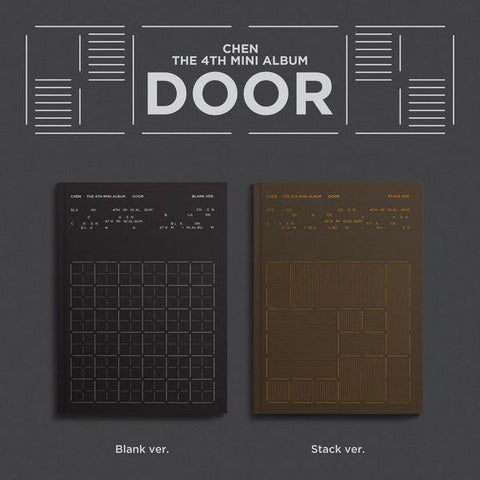 CHEN The 4th Mini Album - DOOR - Pig Rabbit Shop Kpop store Spain