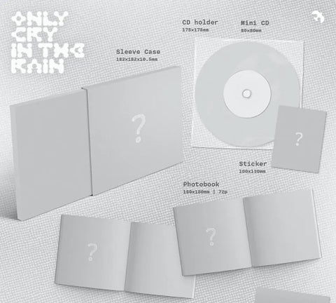CHUU 3rd Mini Album - Only Cry In The Rain - Pig Rabbit Shop Kpop store Spain