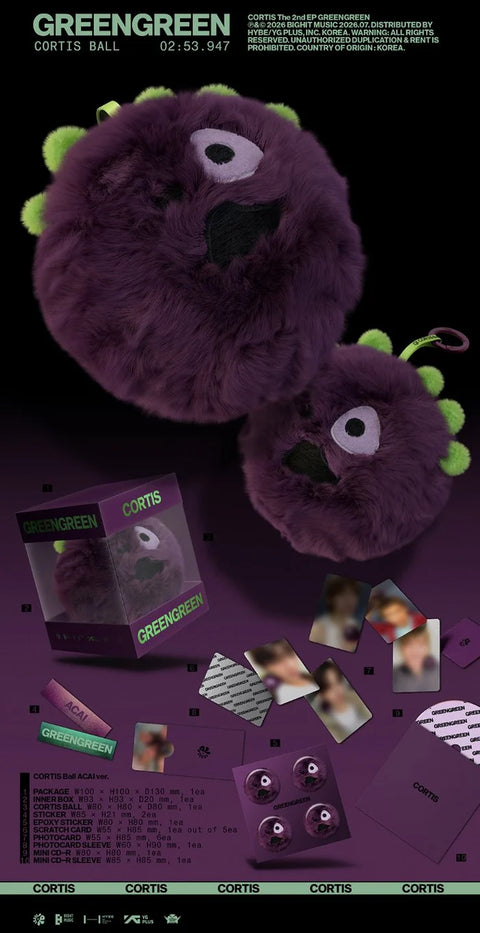 CORTIS 2nd EP Album - GREENGREEN (Ball ver.)