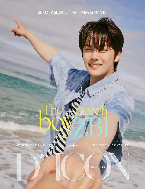 DICON VOLUME N°15 ZEROBASEONE The beach boyZB1 - Pig Rabbit Shop Kpop store Spain