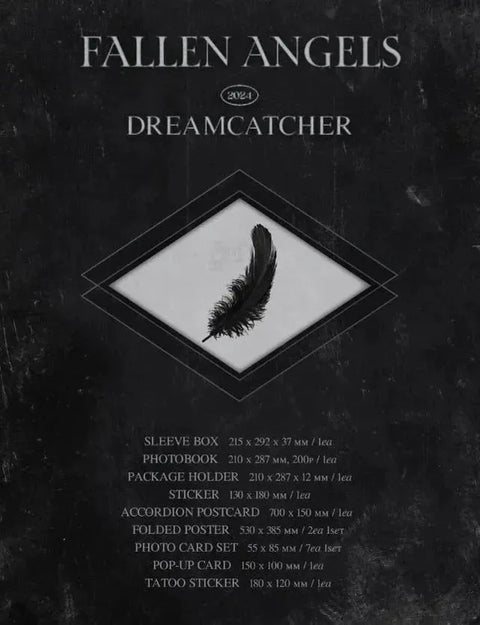 Dreamcatcher OFFICIAL PHOTOBOOK - Fallen Angels - Pig Rabbit Shop Kpop store Spain