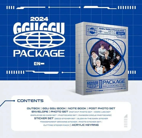 ENHYPEN - 2024 GGU GGU PACKAGE - Pig Rabbit Shop Kpop store Spain