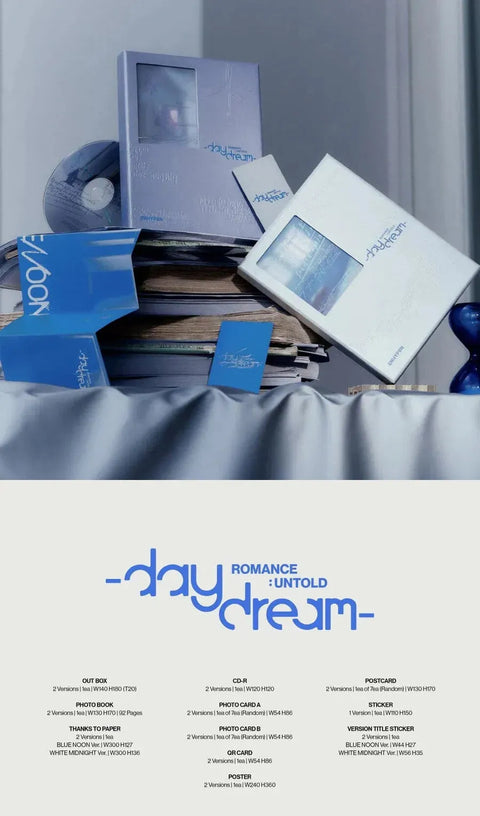 ENHYPEN 2nd Album Repackage - ROMANCE : UNTOLD -daydream- - Pig Rabbit Shop Kpop store Spain
