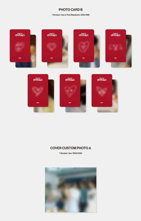 ENHYPEN 2nd Album - ROMANCE : UNTOLD (ENGENE ver.) - Pig Rabbit Shop Kpop store Spain