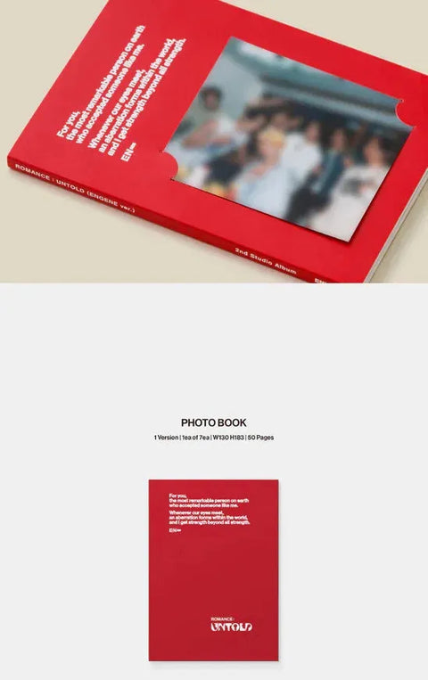 ENHYPEN 2nd Album - ROMANCE : UNTOLD (ENGENE ver.) - Pig Rabbit Shop Kpop store Spain