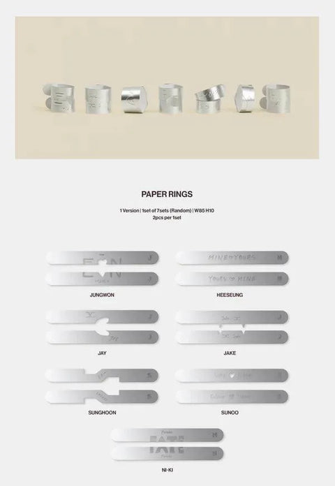 ENHYPEN 2nd Album - ROMANCE : UNTOLD - Pig Rabbit Shop Kpop store Spain