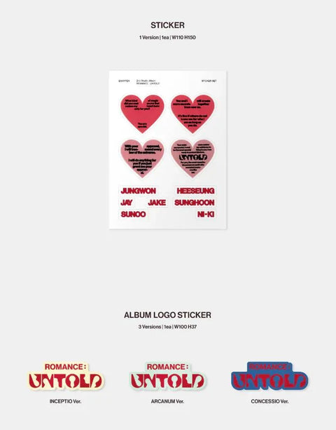 ENHYPEN 2nd Album - ROMANCE : UNTOLD - Pig Rabbit Shop Kpop store Spain