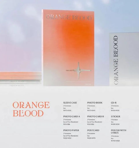ENHYPEN - ORANGE BLOOD - Pig Rabbit Shop Kpop store Spain