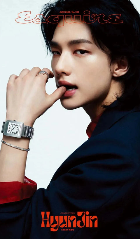 ESQUIRE 2023 JUNE - STRAY KIDS HYUNJIN COVER - Pig Rabbit Shop Kpop store Spain