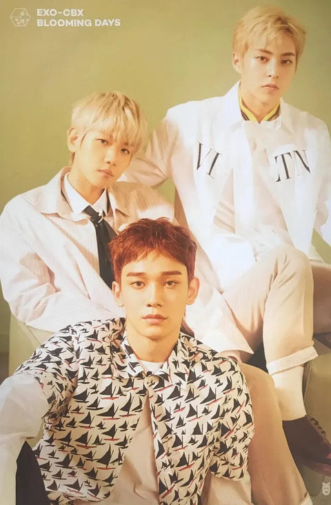 EXO-CBX 2ND MINI ALBUM [ BLOOMING DAYS-B ] POSTER - Pig Rabbit Shop Kpop store Spain