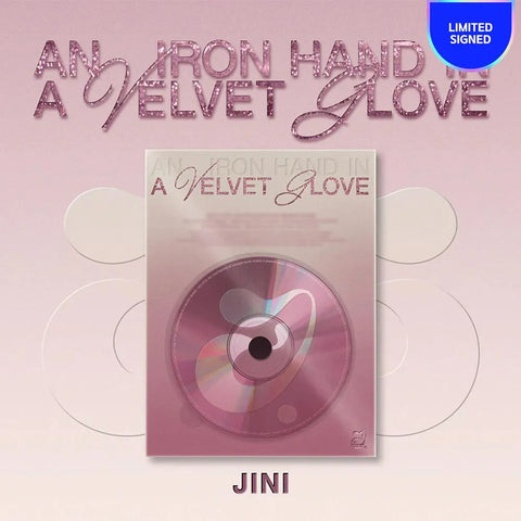 [Firmado/Signed] JINI - 1st EP 'An Iron Hand In A Velvet Glove (US exclusive photocard) - Pig Rabbit Shop Kpop store Spain