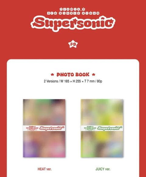 fromis_9 3rd Single Album - Supersonic - Pig Rabbit Shop Kpop store Spain