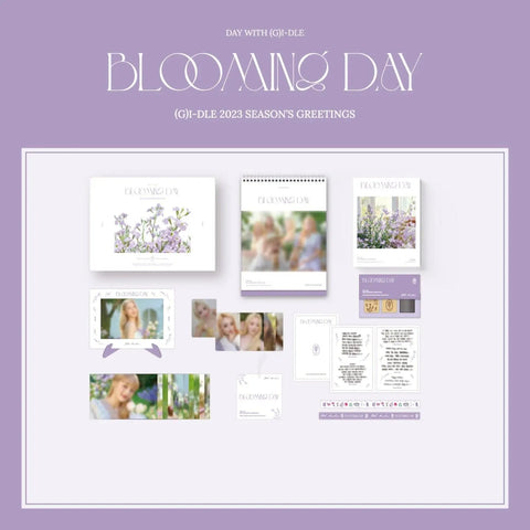 (G)I-DLE - 2023 Season's Greetings [BLOOMING DAY] - Pig Rabbit Shop Kpop store Spain