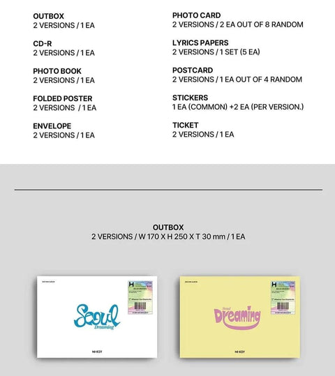 H1-KEY 2nd Mini Album - Seoul Dreaming - Pig Rabbit Shop Kpop store Spain