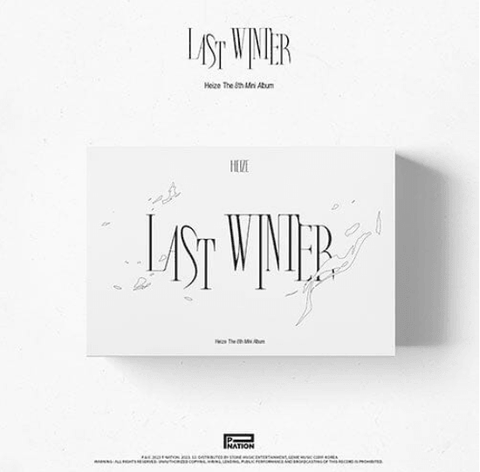 Heize - Last Winter - Pig Rabbit Shop Kpop store Spain