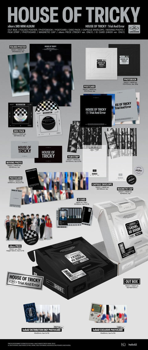 [HELLO82 EXC]XIKERS- HOUSE OF TRICKY : Trial And Error - Pig Rabbit Shop Kpop store Spain