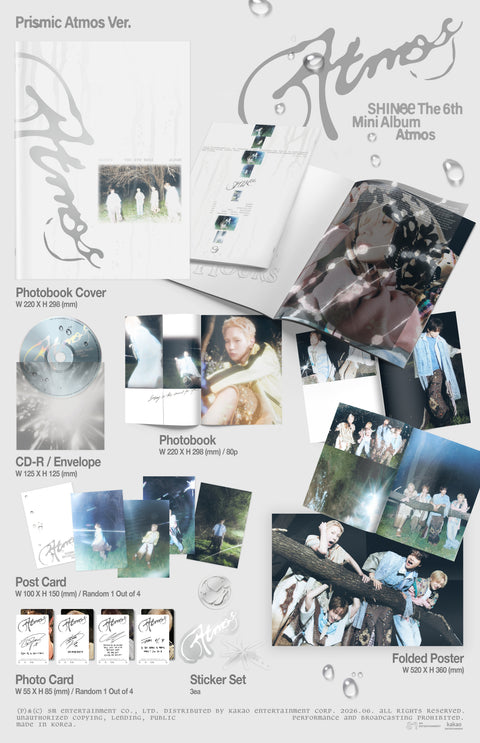 [RESERVA] SHINee 6th Mini Album - Atmos (PrIsmIc Atmos Ver.)