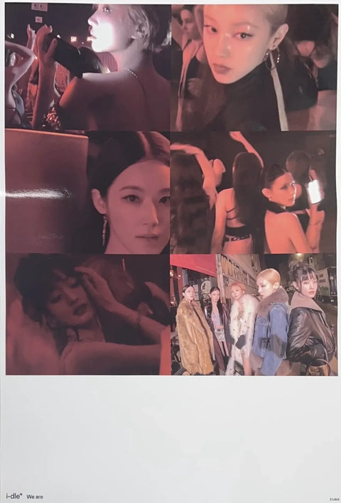 i-dle 8th Mini Album - We Are Official Poster (WE) - Pig Rabbit Shop Kpop store Spain