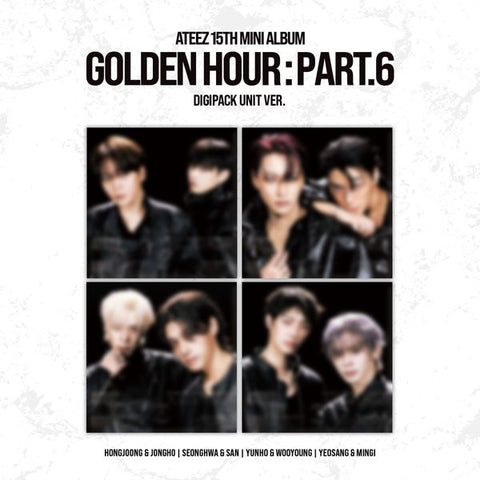 [PREORDER] ATEEZ 15th Mini Album - GOLDEN HOUR : Part.6 (DIGIPACK UNIT Ver.) + APPLE MUSIC GIFT
