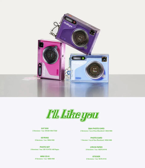 ILLIT 2nd Mini Album - I'LL LIKE YOU (GLLIT Ver.) - Pig Rabbit Shop Kpop store Spain