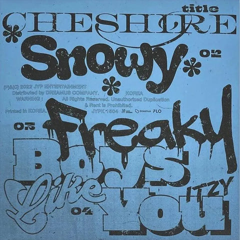 ITZY - [CHESHIRE] SPECIAL EDITION (Special Ver.) - Pig Rabbit Shop Kpop store Spain