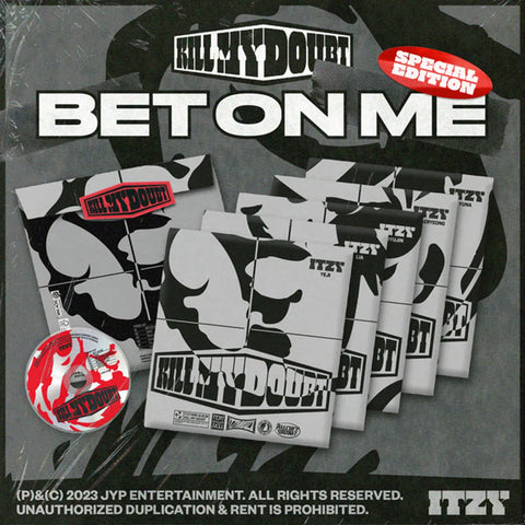 ITZY - KILL MY DOUBT (BET ON ME Ver) - Pig Rabbit Shop Kpop store Spain