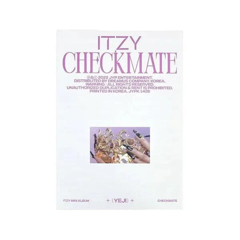 ITZY MINI ALBUM - CHECKMATE (STANDARD EDITION) - Pig Rabbit Shop Kpop store Spain
