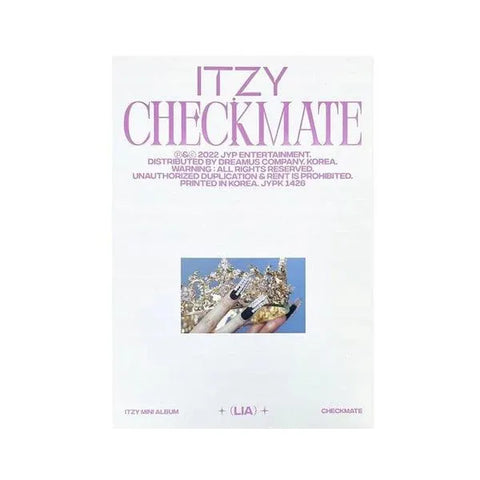 ITZY MINI ALBUM - CHECKMATE (STANDARD EDITION) - Pig Rabbit Shop Kpop store Spain