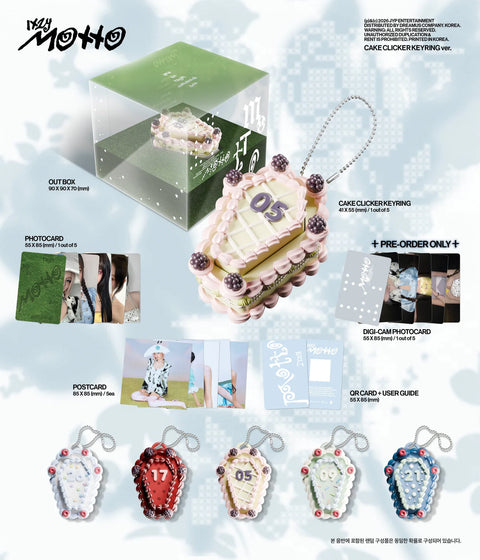 [RESERVA] ITZY - Motto (CAKE CLICKER KEYRING Ver.)