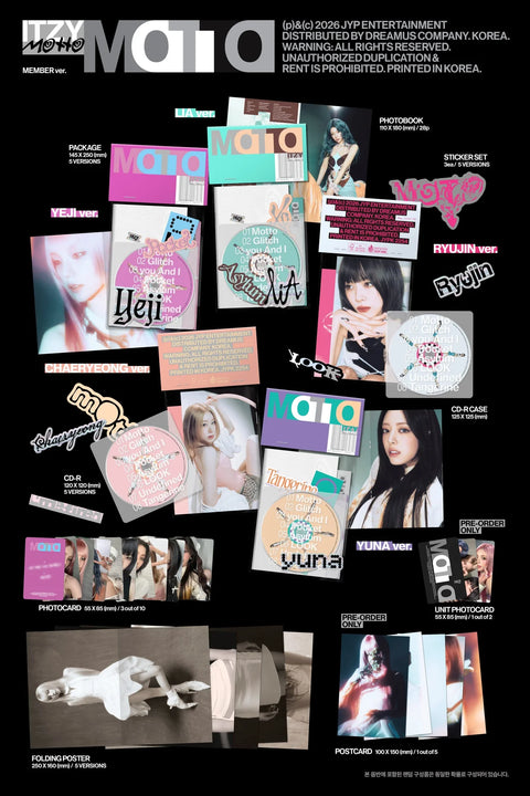 [RESERVA] ITZY - Motto (MEMBER Ver.) [RANDOM VER.]