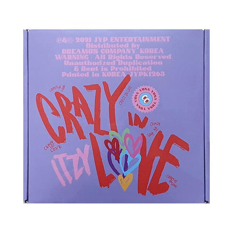 ITZY The 1st Album - CRAZY IN LOVE [ VERSION ALEATORIA] - Pig Rabbit Shop Kpop store Spain