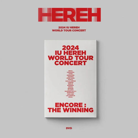 IU - 2024 HEREH WORLD TOUR CONCERT (DVD) - Pig Rabbit Shop Kpop store Spain