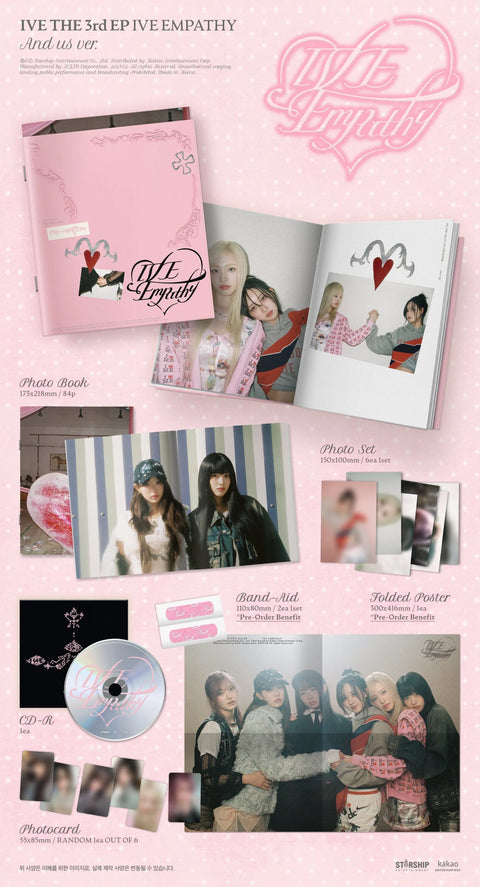 IVE 3rd EP Album - IVE EMPATHY - Pig Rabbit Shop Kpop store Spain