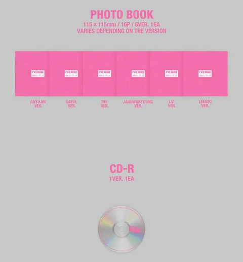 IVE THE 1st EP - I'VE MINE (Digipack Ver.) (Limited Edition) - Pig Rabbit Shop Kpop store Spain