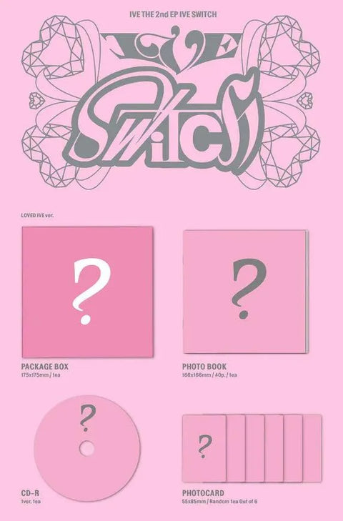 IVE THE 2nd EP - IVE SWITCH - Pig Rabbit Shop Kpop store Spain