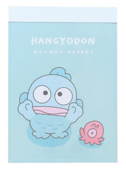 Japan Sanrio Mini Notepad - Hangyodon - Pig Rabbit Shop Kpop store Spain