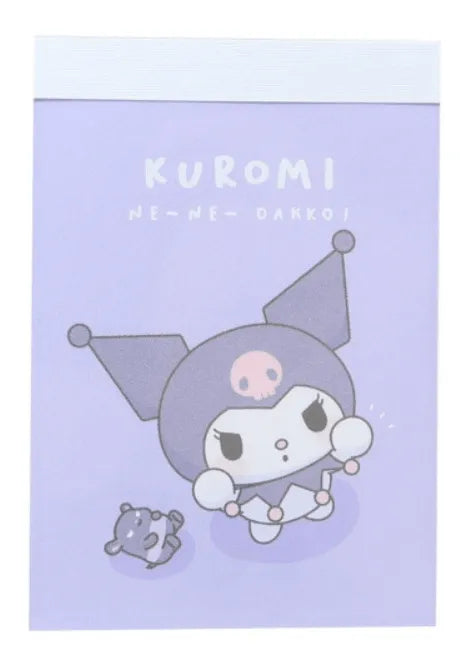 Japan Sanrio Mini Notepad - Kuromi - Pig Rabbit Shop Kpop store Spain