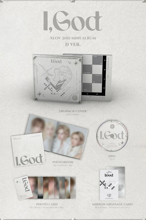 [EVENTO/SIGNED] XLOV - I, GOD - 2nd Mini Album