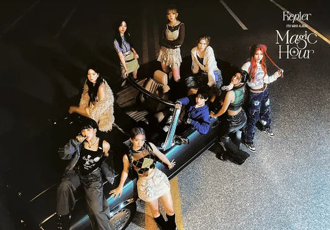 KEP1ER 5TH MINI ALBUM [ MAGIC HOUR ] (MOONLIGHTED VER.) POSTER - Pig Rabbit Shop Kpop store Spain