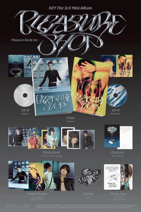 KEY (SHINee) 3rd Mini Album - Pleasure Shop (PHOTOBOOK VER.) - Pig Rabbit Shop Kpop store Spain
