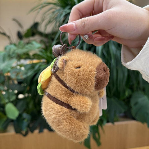 Keyring Capibara Hamburger 14cm - Pig Rabbit Shop Kpop store Spain