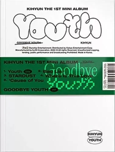 KIHYUN Mini Album Vol. 1 - YOUTH - Pig Rabbit Shop Kpop store Spain