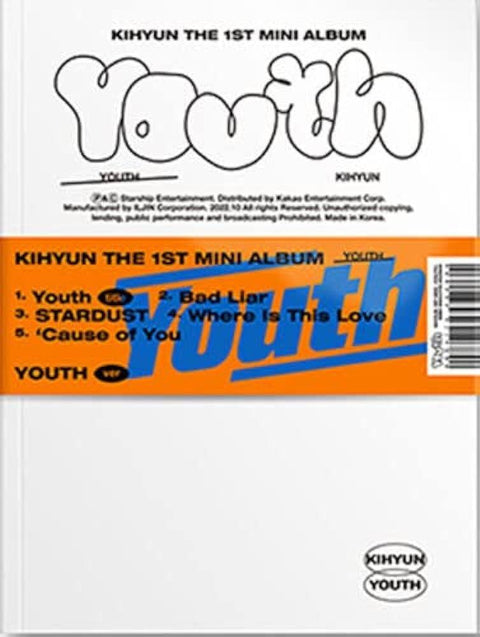 KIHYUN Mini Album Vol. 1 - YOUTH - Pig Rabbit Shop Kpop store Spain