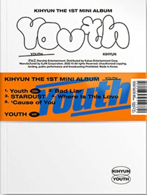KIHYUN Mini Album Vol. 1 - YOUTH - Pig Rabbit Shop Kpop store Spain