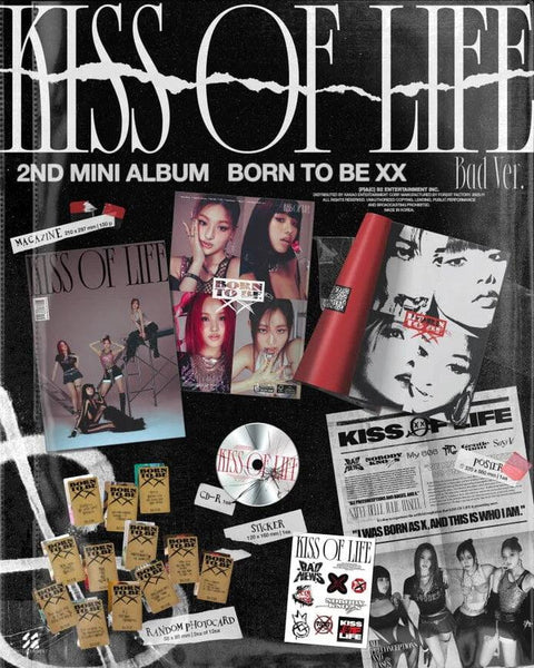 KISS OF LIFE 2nd Mini Album - Born to be XX - Pig Rabbit Shop Kpop store Spain